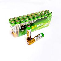 БАТАРЕЙКА R03 (LR03/ LR3/ AAA/ MN2400) 1,5V Alkaline GP SUPER для электрических и электронных устройств средней мощности: пультов, консолей, компьютер