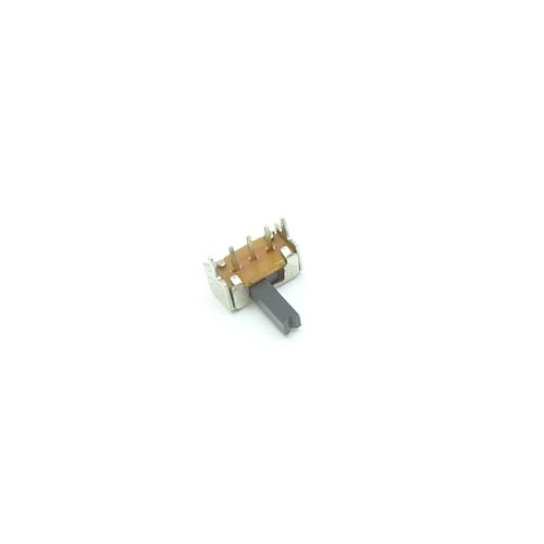 Переключатель движковый (ползунковый), 3pin, групп: 1, 2 полож., ON-ON с фиксацией, 50V 0.3A, под пайку, 8,7x4,5x4мм, L=5мм, DIP угловой, толкатель: ч фото 4