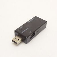 USB ТЕСТЕР напряжения и тока U=3 -9V(10mV): A=0 -3A (10mA) тестер напряжения и потребляемого тока USB устройствами, KEWEISI (KWS-10VA) (Charger Do