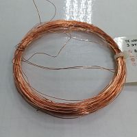 Медная проволока (ММ) 0,3мм цена за моток (20м); предназначена для электротехнических целей, а так же для изготовления токопроводящих жил кабелей,