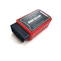 АДАПТЕР ELM-327 (ver1.5) Wi-Fi  OBD II iOS/Android,Chip PIC18F25K80 ( Красный )( 85х47х25мм )