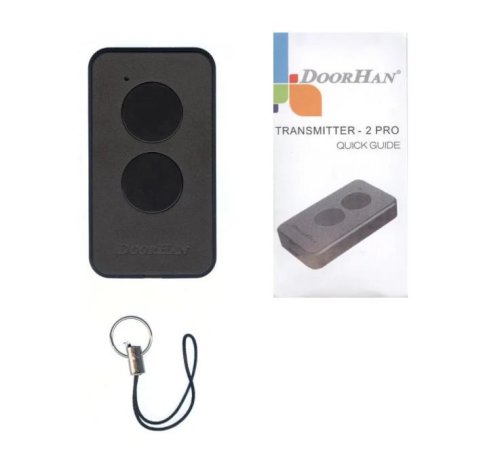 Универсальный ПУЛЬТ-БРЕЛОК для ворот, шлагб. DoorHan  Transmitter-2 PRO Частота  433.92 мГц; 2-е кнопки управления; из новой линейки, для управления а фото 2