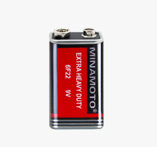 БАТАРЕЙКА КРОНА 9V 6F22  EXTRA HEAVY DUTY MINAMOTO ( Цена за 1шт.)