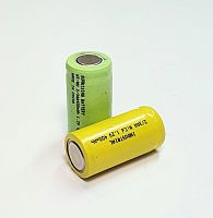 АККУМУЛЯТОР    1,2V    400mAh  Ni-MH    (2/3AA400)  (14*27мм )  (02212) Реальная емкость: 300-320 mAh (измерено на Lii-500)  SUNRISING