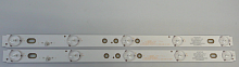 Светодиодная планка для подсветки ЖК панелей 20" (3V) (5линз) CX20D05-ZC21FG-01 Разъем подкл. 2pin, гн., (339х18мм) платформа стеклотекстолит