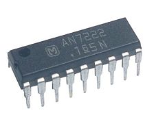 Микросхема AN7222 (N) orig /AM/FM-ZF, AFC, AGC, Demod/ DIP18