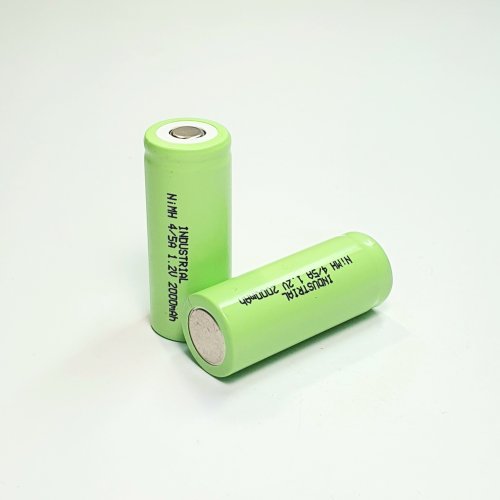 АККУМУЛЯТОР    1,2V   2000mAh  Ni-MH  H-4/5A2000  (17х43мм)  (02696)   INDUSTRIAL    ( технология )