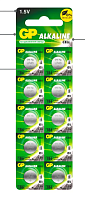БАТАРЕЙКА  LR43 GP LR43 (386/301, GP186, LR1142, G12) 1,5V