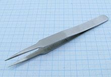 ПИНЦЕТ TM14 (антимагнитный, прямой остроконечный, без насечек, 121мм.) S-Line Эл*153615
