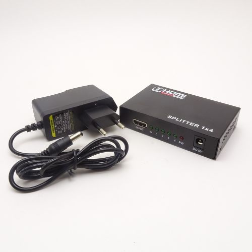 Разветвитель HDMI ver.1.4 1Вход (HDMI) - 4Выхода (HDMI)