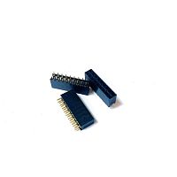 PBD-18 18pin (двухрядн. 2*9) шаг=2.54мм гнездо на плату /ответная часть PLD-18 (2х9) разъём штыревой Двухрядный на плату 18pin