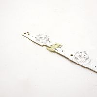 Светодиодная планка для подсветки ЖК панелей 43" (3V) (7линз) (3V) S_KU6K_43_FL30_L7