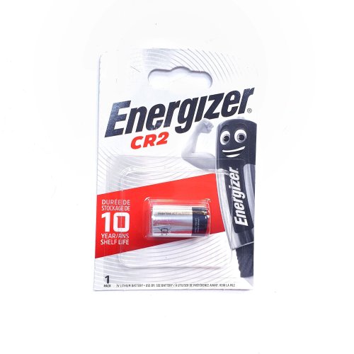 БАТАРЕЙКА ЛИТИЕВАЯ CR2 3V ENERGIZER Lithium (Li-MnO2); 800 mAh  BL-1;  t: -40...+65°C Применение: цифр.фототехника, разл.датчики, лазеры и др