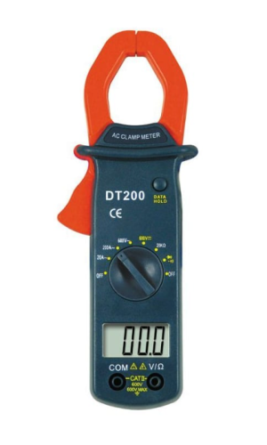 КЛЕЩИ ДЛЯ ИЗМЕРЕНИЯ ПЕРЕМ. ТОКА DT-200   Iac=20A/200A/ Uac=0.1mV...600V/ Udc=0.1mV...600V/ R=20Kom/ звук.прозв.соед./автоматическое определение полярн фото 2