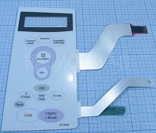 Сенсорная панель для СВЧ печи Samsung M1736NR  (Марк. DE34-00193E)  (178х87мм) шлейф 10pin-14мм белый цвет