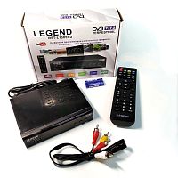 Цифровая ТВ приставка  LEGEND RST-L1305HD ( ресивер ) металл. корпус / (DVB-T2 / DVB-T) / Стандарт HDTV :1080p / Интерфейсы: USB2.0  2 шт/AV RCA/HDMI
