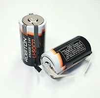 БАТАРЕЙКА ЛИТИЕВАЯ  26500 3.6V 6500mA "C" (R14) ROBITON ER26500M-FT C SR2  Li-SOCL2 Высокотоковые лепестковые выводы 