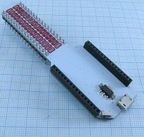 МОДУЛЬ расширения Omega2 и Omega2+ Breadboard Dock  для разработки проектов на беспаячных платах . Разъем microUSB, стабилизатор на 3,3V, выключатель 
