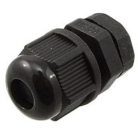 Кабельный ввод герметичный Dрез=12мм IP68, d=9мм, -40C до +100C, диаметр вход. кабеля 4,5-8мм, корпус с уплотнительной диафрагмойуплотните