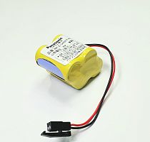 БАТАРЕЙКА ЛИТИЕВАЯ BR-2/3AGCT4A 6,0v 2800mAh (сборка)(Panasonic) Lithium.Сборка из 4-х батар: BR-2/3AG + коннектор черн. рабоч.t: -40...+85°C; 45