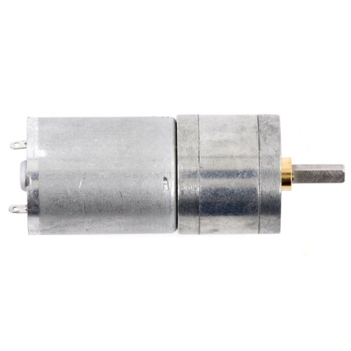МОТОР с цилиндрическим редуктором DC=24V  JGA25-370B 280 об/мин б/нагр  для проектов ARDUINO Редуктор: 1:226; Вал: длина = 10мм/Диаметр = 4мм ; Размер