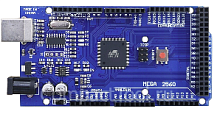 МОДУЛЬ ARDUINO MEGA 2560 R3  м/к: ATmega2560 чип CH540 Uпит= 7-12V;Максимальный ток через каждый вход/выход: 40 мА, (реком: 20мА) цифр.вх/вых=54шт.; а