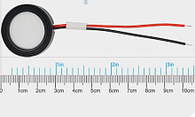 Ультразвуковой излучатель 1,7МГц керамический d=25мм (с кольцом 30мм) для увлажнителя воздуха, Ультразвуковая частота: -1,70 МГц 