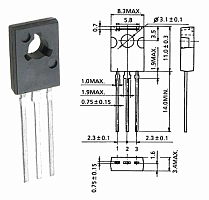 Транзистор КТ646А 60V , 1A , h21э - 40 , 200МГц . 1W /N-P-N/ TO126