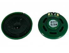 ДИНАМИК ТЕЛЕФОННЫЙ 40 ММ 50 Om 0.5W  (FY40-7-50) пластм.корпус c открытым магнитом / посадочное место 17мм / высота 5мм / (домофон)