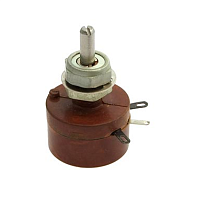 РЕЗИСТОР 3W Переменный ПП3-41 4.7 OM (ПП2-12) (вал 4мм х 10мм+ резьба под гайку-13мм) проволочный 10%