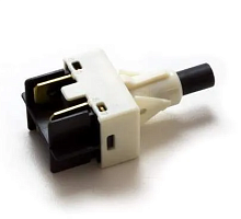 Кнопка сетевая Посудомоечная машина, 4pin, OFF-ON с фиксацией, AC 220/250V 4.0A, -, под клеммы 6.3мм, 23x16x22мм, L=8мм, -, d:9мм, толкатель: -, корпу