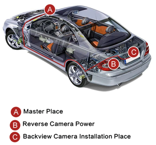 ВИДЕОкамера АВТОМОБИЛЬНАЯ ШИРОКОУГОЛЬНАЯ цвет ЧЕРНЫЙ 12V NTSC зеркальная-заднего вида, угол 120гр, ночное видение фото 4 ВИДЕОкамера АВТОМОБИЛЬНАЯ ШИРОКОУГОЛЬНАЯ цвет ЧЕРНЫЙ 12V NTSC зеркальная-заднего вида, угол 120гр, ночное видение фото 4