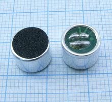 МИКРОФОН КАПСЮЛЬ d10х7mm (9,7х6,7) (-52dB) DG09767CD,EM9767(P) XF-18D (34L4S/МКЭ-332/МКЭ-333) (электретный) (Емкостный)