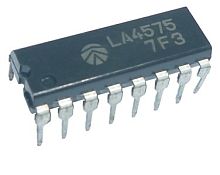 Микросхема LA4575 Kopfh.-Vst./Headphone Ampl., Ucc=3V /DIP16/