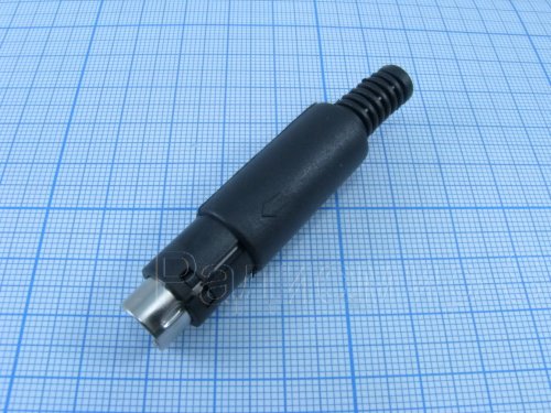 ШТЕКЕР MINI DIN 8 pin (S-VIDEO) пластик на кабель 1-460 фото 2