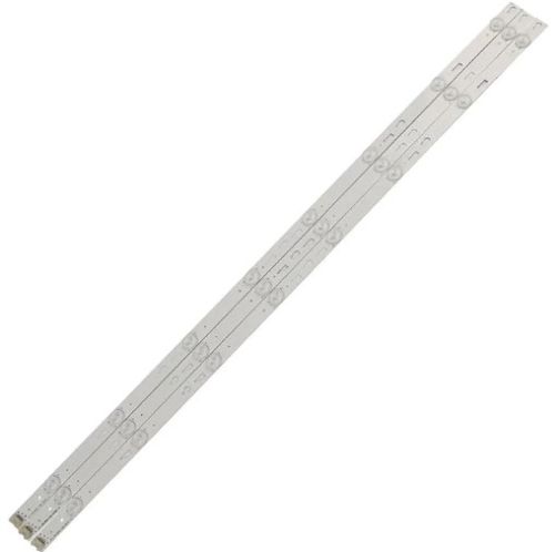 Светодиодная планка для подсветки ЖК панелей 40" 6V (8линз) TCL 40" TOT-40F3800-3X8-3030C-V1. 780мм х 17мм - 8 LED по 1.5 см подключ.разъём 4PIN гн., 