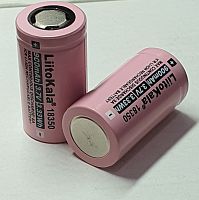АККУМУЛЯТОР  18350 3,7V  900mAh Li-Ion (33x18 мм) ICR18350 LiitoKala  (без платы защиты)(технология) 