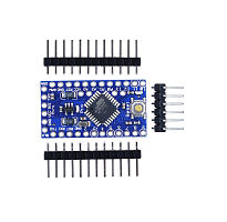 ARDUINO Pro Mini м/контр:ATMEGA328P (Официальная версия)16MHz Цифр.вх/вых: 14; ШИМ вых: 6; Аналоговые входы: 8; FLASH: 32Кб (2Кб используются для заг