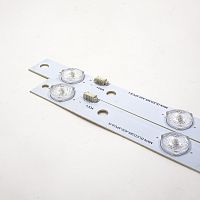 Светодиодная планка для подсветки ЖК панелей 39" (5+5линз) MKN-DLED385-A02-5PCS-(L+R)  (376мм х 20мм)