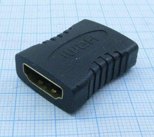 ПЕРЕХОДНИК HDMI ГНЕЗДО на HDMI ГНЕЗДО (HDMI F/F) HAP-015 (=HAP-013/=HAP-004) (с ушами) -077942- фото 2