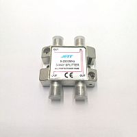 Разветвитель 3-WAY SPLITTER 1 Х 3   5-2500MHz сплиттер спутниковый с проходом питания; под F разъем 