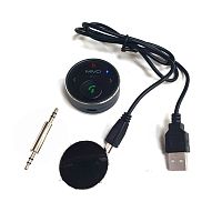 Car Bluetooth адаптер v 5.1 MF-01; Hands Free(встроен. микрофон); Поддержка A2DR, AVRCR, HFP; Вход: 100mAh/5V; Мини-пульт дистанционного управления