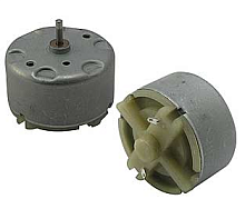 ДВИГАТЕЛЬ ЭЛЕКТРИЧЕСКИЙ DC3,0V (0.11W , реж. холост. хода -1800об/мин , 0.02A) R500-14415 (19.5 х 32мм цилиндрич.вал 2мм длина 10.7мм) жест. выводы (Ф