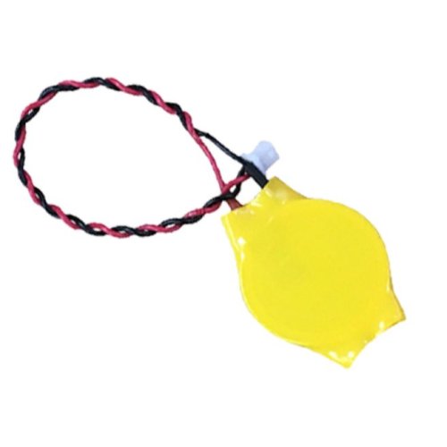 БАТАРЕЙКА ЛИТИЕВАЯ 2032 (CR2032) 3V с разъемом 1.25P (2pin); 220mAh; Lithium <Дисковая> PANASONIC (20х3,2мм); в термоусадочной трубке; 