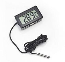 ТЕРМОМЕТР ЦИФР Мини Встраив. t -50 +110°С (с термопарой на выносном датчике) "TPM-10" ЖК-дисплей 4 разряда; Uпит=1,5V 2 x LR44-в компл; L кабеля=1м;
