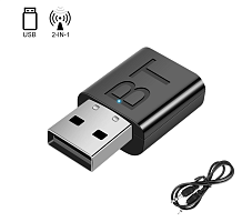 Приемник - передатчик  Bluetooth-гарнитура BT660A  Музыка без проводов для телефона/планшета/автомобиля/наушников;   Версия Bluetooth: V5.3 ; стерео 2