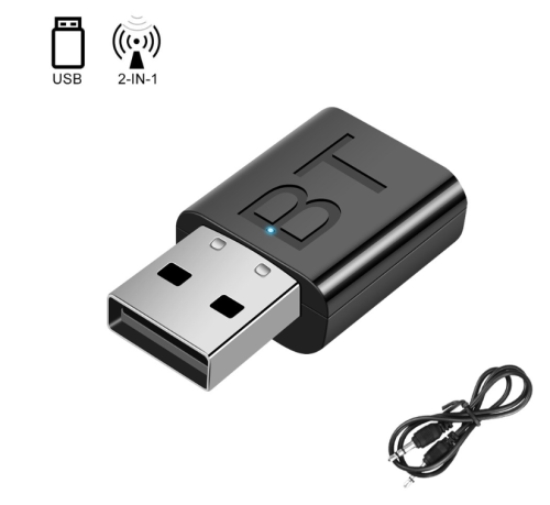 Приемник - передатчик  Bluetooth-гарнитура BT660A  Музыка без проводов для телефона/планшета/автомобиля/наушников;   Версия Bluetooth: V5.3 ; стерео 2