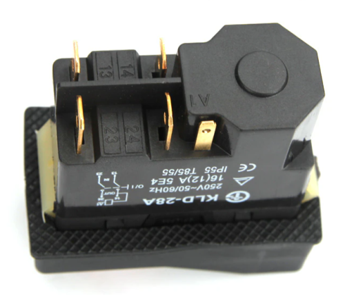 Пусковая кнопка для бетономешалки, 5pin, AC 220/250V 16A, IP55 (YH02-A, DKLD DZ-6 (KLD-28A) ) фото 5