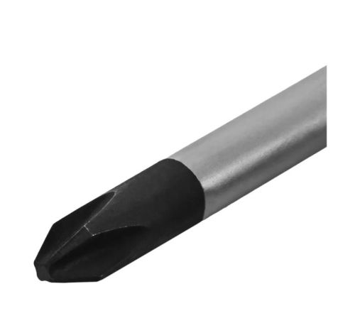 Отвертка крестовая PH2х 150 мм CrV Ultra Grip, магнитная, двухкомпонентная рукоятка, КОБАЛЬТ, шлиц- PH2, общая длина- 257мм, профессиональная  фото 2