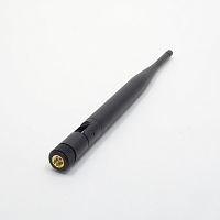 Антенна Wi-Fi (5db) SMA-RP колено/кругл.гайка с гнездом (внутренняя резьба) (d - 13мм, длина - 195мм)
